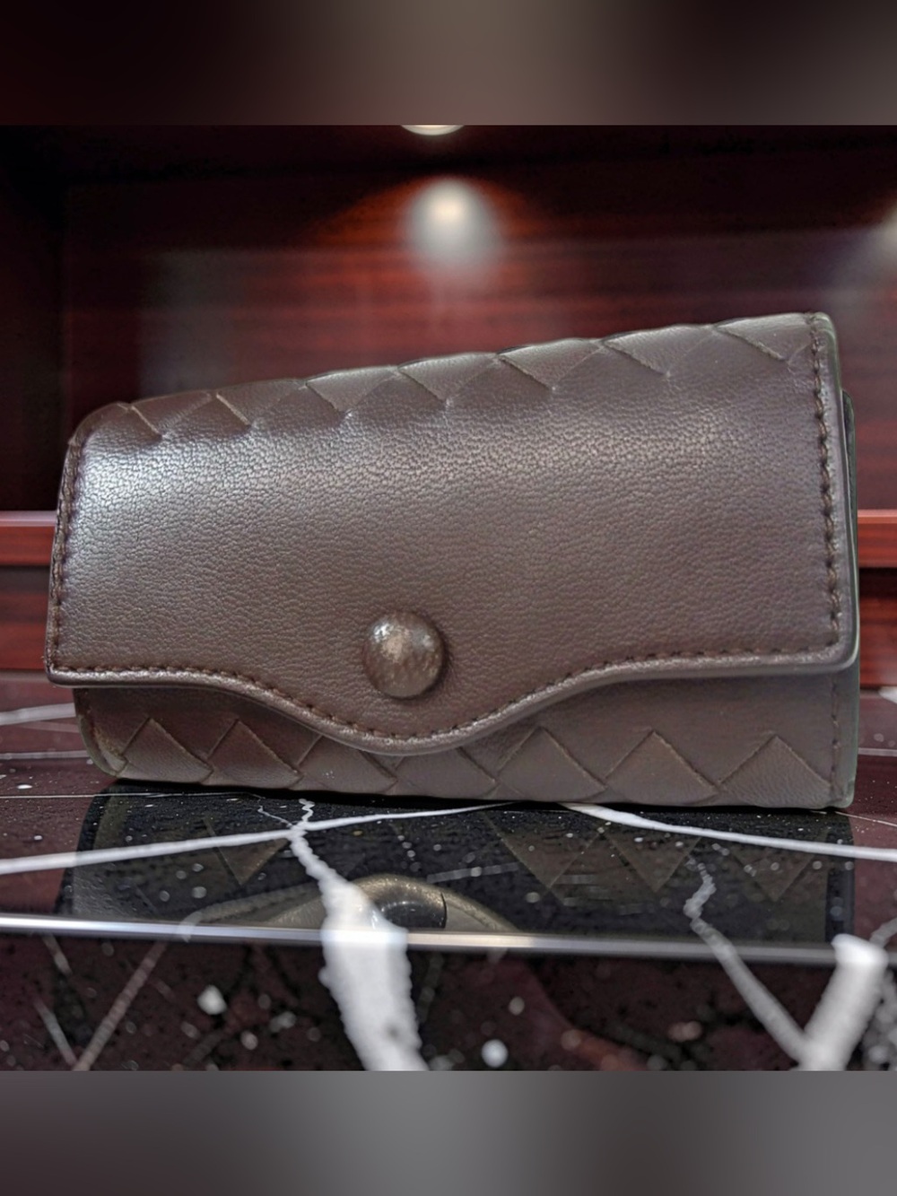 Bottega Veneta Intrecciato 5-Key Holder Case 💗